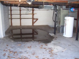 Birmingham, Alabama home with water in basement