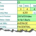 Appraising basement area in an appraisal