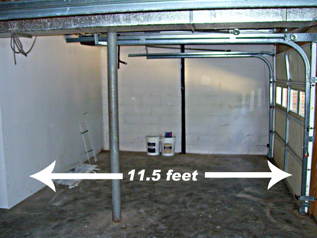 basement garage too small for car