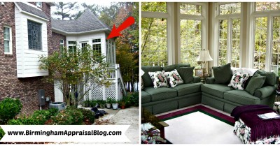 sunroom that can be added to gross living area