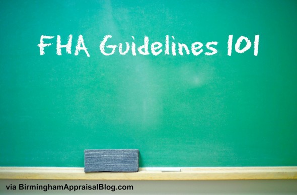 fha guidelines 101