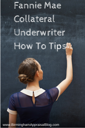 fannie mae collateral underwriter tips