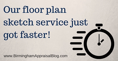 Faster floor plan sketch service