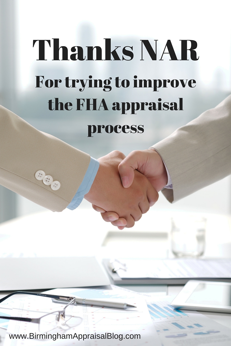 NAR and FHA appraisals