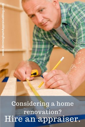 appraiser and home renovation