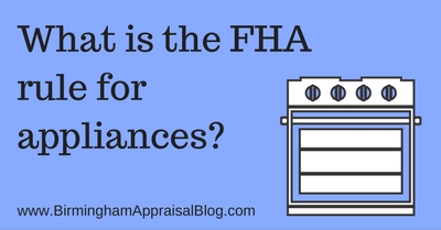 what-is-the-fha-rule-for-appliances
