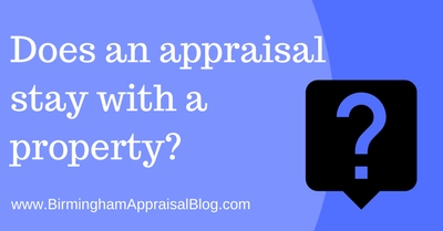 appraisal stay with a property