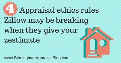 Appraisal ethics rules Zillow may be breaking