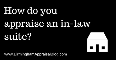 How do you appraise in-law suite