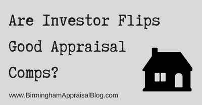 Are Investor Flips Good Appraisal Comps