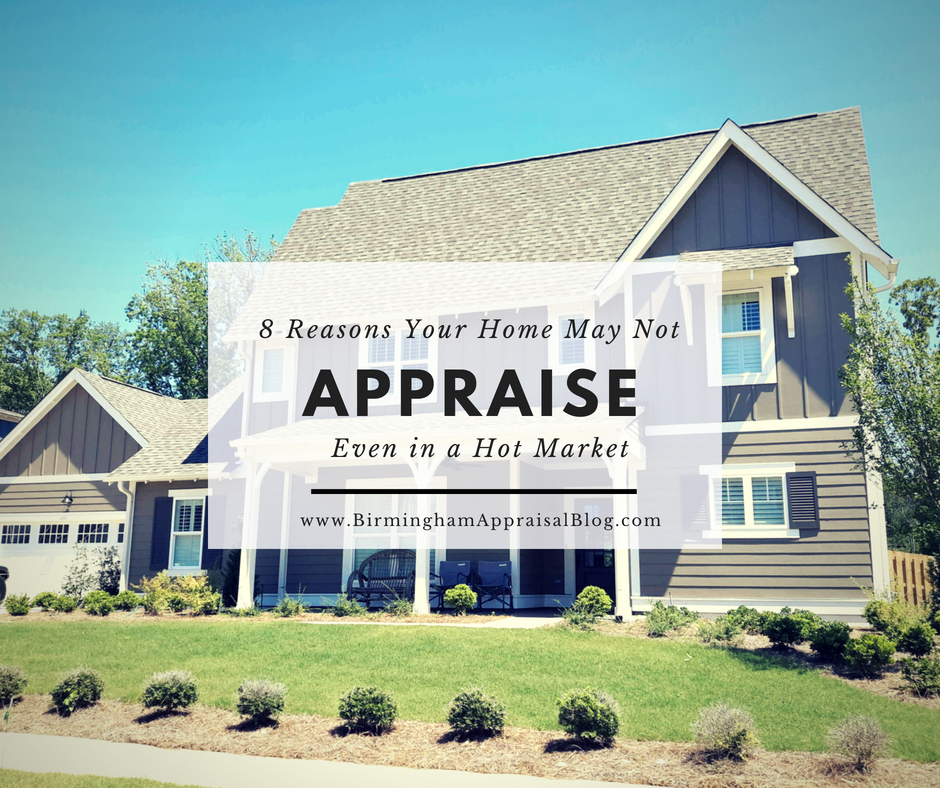 Reasons Your Home May Not Appraise