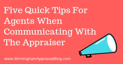 appraiser communication