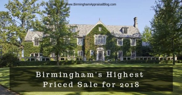 Birmingham highest priced sale 2018