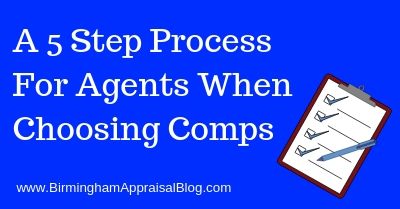 5 Step Process For Choosing Comps