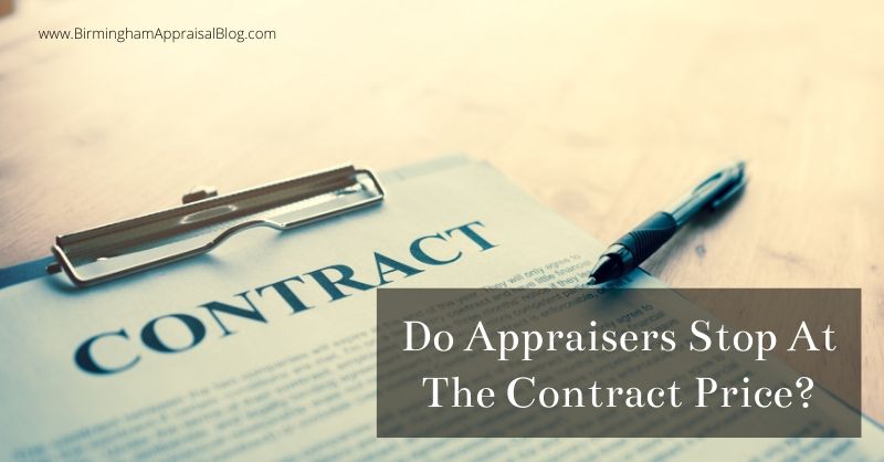 Do Appraisers Stop At Contract Price