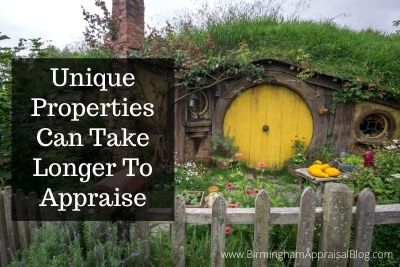 Unique Properties Can Take Longer To Appraise