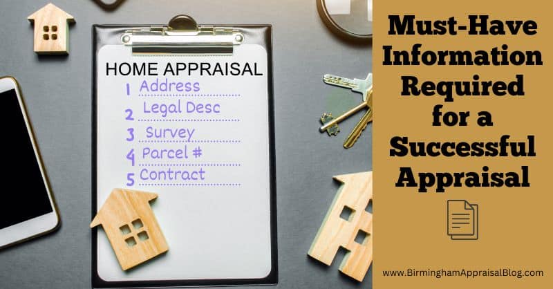 Must-Have Information Required for a Successful Appraisal_